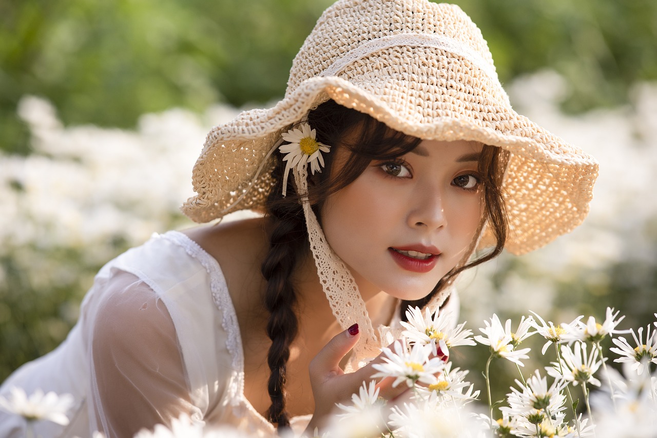 美女如花