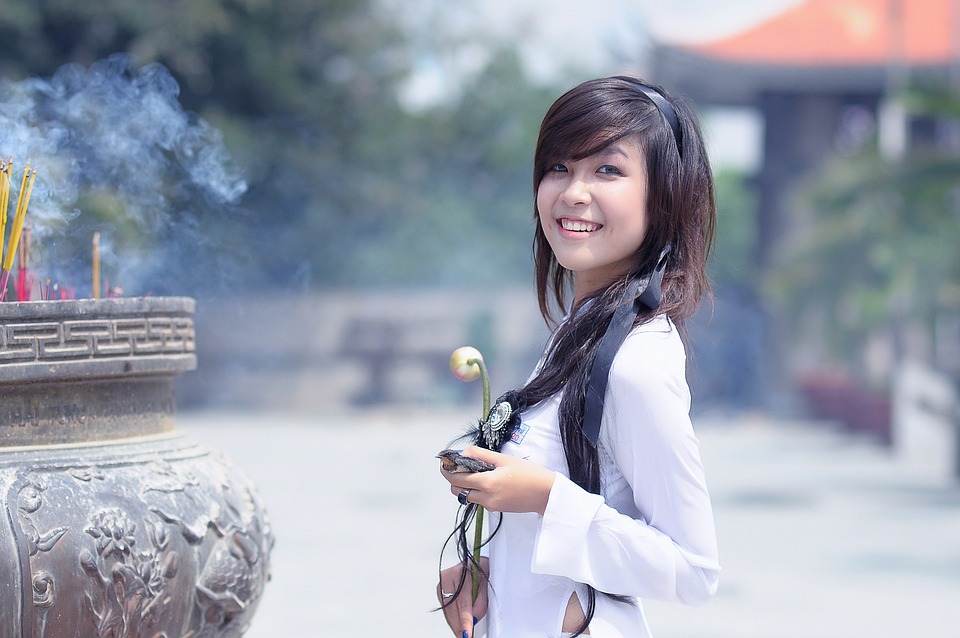 微笑女孩