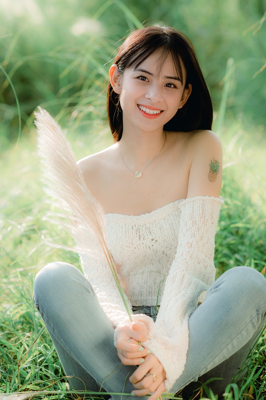 女人 自然界 肖像 户外 亚裔 亚洲女性 少女 女性