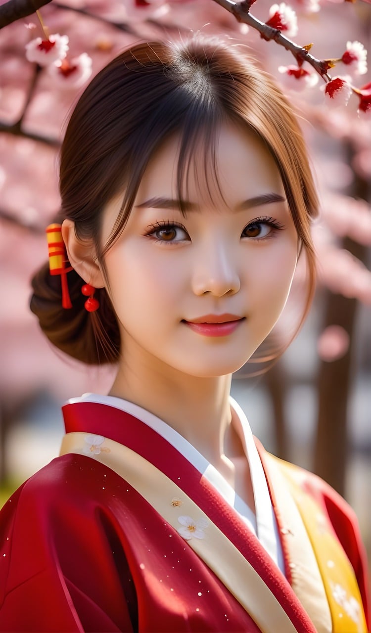 日语 亚裔 传统服饰 肖像 女孩 女人