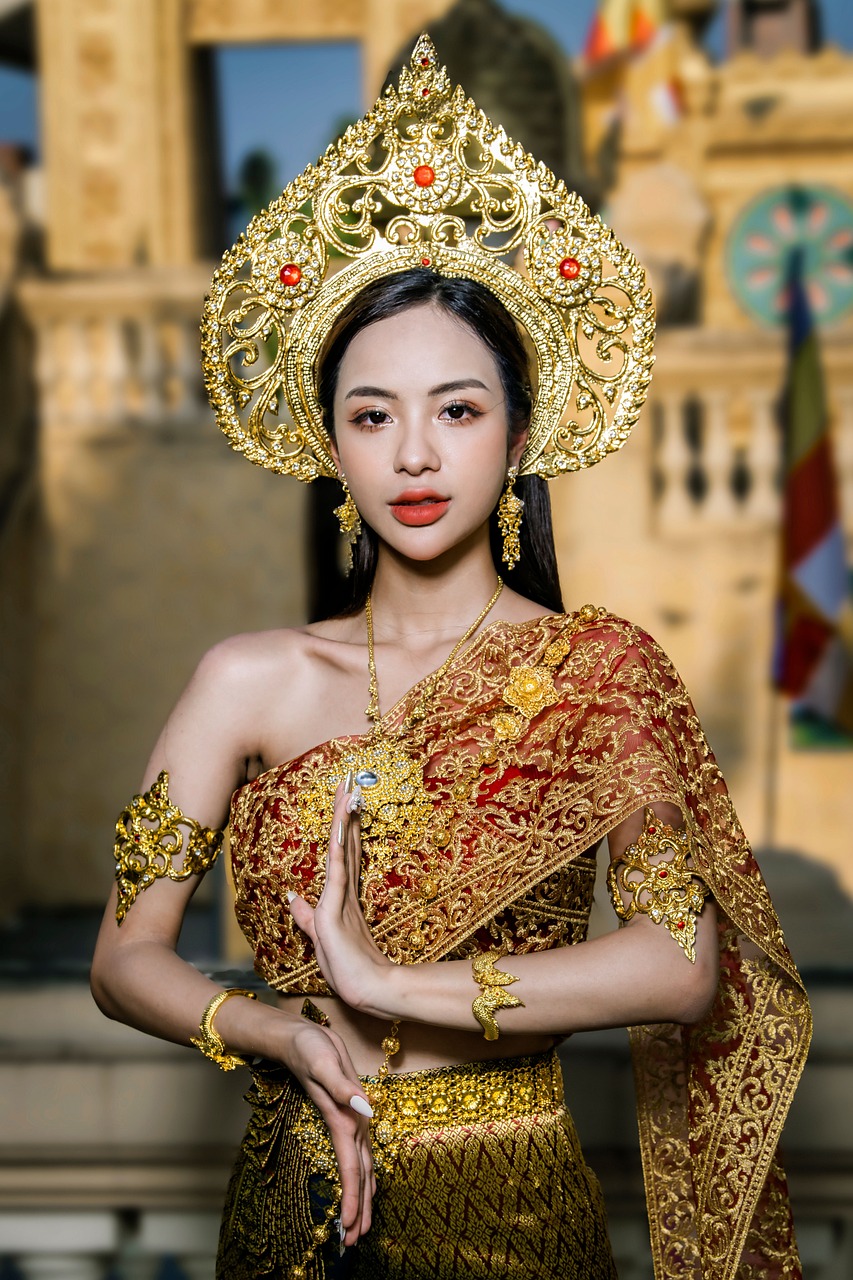 泰国 泰国 女士 泰国传统服饰 女人 亚洲女性 女性